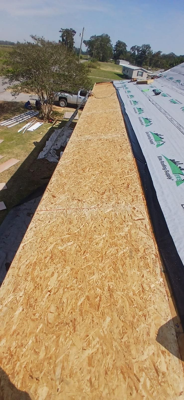 New decking down